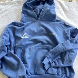 Scuffers Blue Hoodie with Logo